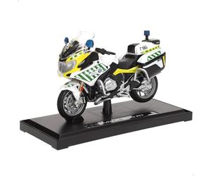 Maisto Maqueta moto BMW R 1200. Juguete miniatura Guardia Civil, Policía, Escala 1/16, Cuerpo de metal, Con soporte, Motos, Maquetas, Vehículo en miniatura, coleccionistas, +3 años (78063)