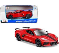 Chevrolet Corvette Stingray C8 High Ala 2020 Coche a Escala Rojo 1:24 Maisto