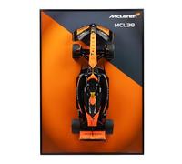 Maisto McLaren MCL38 RC F1 Car, Lando Norris #4, Escala 1:10, con Pantalla de fotograma