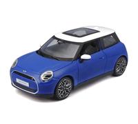 Maisto - Mini Cooper SE 2024 (J01), Coche diecast a Escala 1:24, Color Azul, réplica Detallada de la Nueva versión eléctrica, Puertas y capó abatibles, Edad Recomendada: a Partir de 3 años.