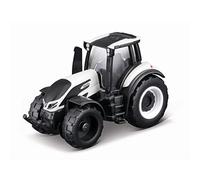 Bburago M15530V Maisto Mini máquinas de Trabajo VALTRA M2/Q Tractor Modelo Fundido, Gris