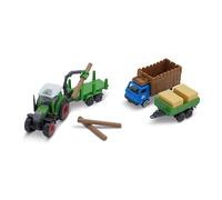 Maisto Mini Working Machines 4 Pack of Tractors Fendt - Incredibly Detailed Die-Cast Replica Collectible Model