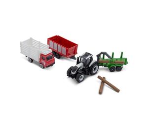 Maisto Mini Working Machines 4 Pack of Tractors. VALTRA - Incredibly Detailed Die-Cast Replica Collectible Model
