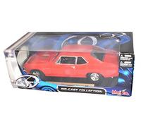 Maisto Model Compatible con Chevrolet Nova SS Coupe 1970 Red 1:18 DIECAST MI31132R