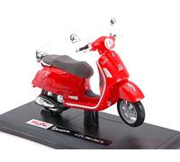 Maisto Model Compatible con Vespa GTS 300 2017 Red 1:18 DIECAST MI16889