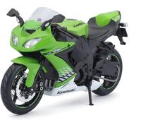 Maisto Modelo De Motocicleta Kawasaki 31187 Ninja ZX10R Negro Verde Escala 1:12