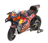 Maisto Moto KTM RC16 Red Bull MotoGP 2023 Jack Miller 1:18, Cuerpo Metal Die-Cast con Soporte, Diseño Realista, Optimo para coleccionistas y Fans de Las Motos de competición (78121)