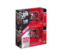 Maisto - Moto GP Racing - Yamaha Factory #20Quartararo y Ducati Pramac #5Zarco - Reproducción del vehículo a escala 1/18 - A partir de 14 años - M36373, talla única