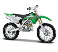 Maisto Moto Kawasaki KX250F 1:18, escala 1:18, réplica coleccionable increíblemente detallada, modelo de motocicleta coleccionable, color verde