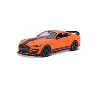 Ford Shelby MUSTANG GT500 2020 Naranja Negro Coche a Escala 1:24 Maisto