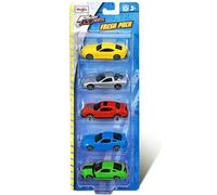 Maisto Pack 5 coches 1:72 colección metal 7cm, multicolor (15017P) , color/modelo surtido