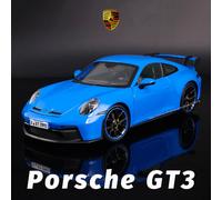 Maisto- May Cheong GROUP-MAISTO-1/18 Porsche 911 GT3 2022-Bleue-Vehículo Infantil a Partir de 3 años-M36458B, M36458B, Azul