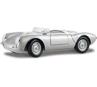 Porsche 550A Spyder Plata Coche a Escala 1:18 Maisto