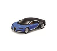 Maisto Speed Icons Bugatti Chiron 1:64 Escala Diecast Model Car | Azul y Negro | Detailed Collector's Miniature | The Cast Metal Toy Vehicle | Regalo para entusiastas de Coches y niños
