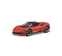 Maisto Speed Icons Ferrari SF90 Stradale 1:64 Escala Diecast Model Car | Rojo y Negro | Replica Oficial Ferrari Licensed | El Juguete de coleccionista de Metal Fundido | Regalo para entusiastas de