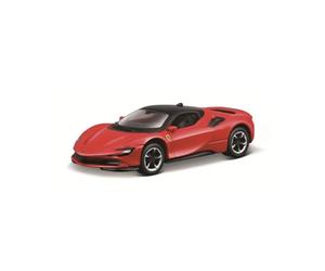 Maisto Speed Icons Ferrari SF90 Stradale 1:64 Escala Diecast Model Car | Rojo y Negro | Replica Oficial Ferrari Licensed | El Juguete de coleccionista de Metal Fundido | Regalo para entusiastas de