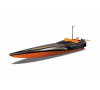 Maisto Tech Barco De Velocidad A Control Remoto Hydro Blaster Negro Naranja RTR