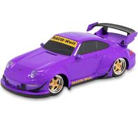 Maisto Tech Coche Teledirigido 82340 Porsche 911 993 RWB Lila Escala 1:24
