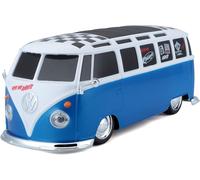 Maisto Tech Coche Teledirigido VW Van Samba Azul Blanco Escala 1:24 Bulli