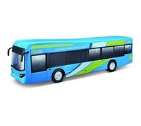 Maisto Tech R/C City Bus - Autobús teledirigido con luz y Puertas automáticas, con Mando Mini Pro, a Partir de 5 años, 33 cm, Pilas no Incluidas, Color Azul (582734)