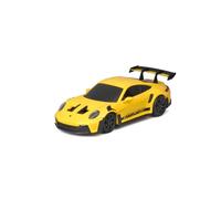 Maisto Tech R/C Mini Metal Drifters Porsche 911 GT3 RS Amarillo - Escala 1:43 - Coche teledirigido a Partir de 6 años 1:43 RC Coche 2,4 GHz - 7 km/h - Coche teledirigido (582661-3)