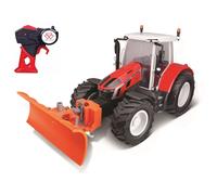 Maisto Tech R/C Massey Ferguson 5S.145 - Tractor teledirigido con luz y quitanieves Desmontable, con Controlador de Palo, a Partir de 8 años, Rojo (582724)