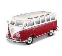Maisto Van Combi Volkswagen - Vehículo en Miniatura a Escala 1:24 - Juguete para niños para Montar Usted Mismo - con Puertas y capó corredizas - Colelccionar a Partir de 5 años