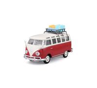MAISTO VW T1 Bus Samba con portaequipajes - Modelo 1:25 Original Coche de coleccionista Coche de Juguete con Volante móvil, Puertas y capó, a Partir de 3 años (532471)