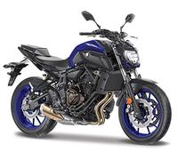 Maisto Yamaha MT07 Motorbike-1:18 Scale-Incredibly Detailed Die-Cast Replica Collectible Motorcycle Model Motocicleta Moto, Color Negro, Small (May Cheong M34007-18855)