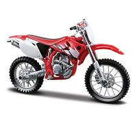 Maisto Yamaha YZ450F - Moto - Escala 1:18 - Réplica coleccionable de modelo de motocicleta increíblemente detallada, color rojo