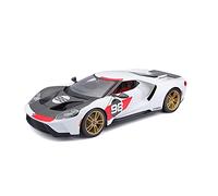 Ford Gt Heritage #98 2021 Blanco Negro Coche a Escala 1:18 Maisto