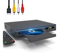 Maite Reproductor de DVD, Reproductor DVD Player Multi Región para TV, Conexión HDMI AV/Entrada USB/Entrada Mikrofon, Soporta Sistema NTSC/PAL, Mando a Distancia, Inicio Karaoke