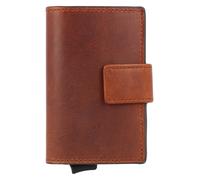 Maître Birkenfeld c-three Estuche para tarjetas de crédito Bloqueo RFID Piel natural 6.5 cm marrón