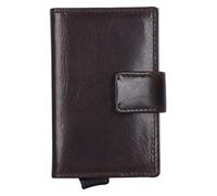 Maître Birkheim C-Three Estuche para tarjetas de crédito Bloqueo RFID Piel natural 6.5 cm marrón