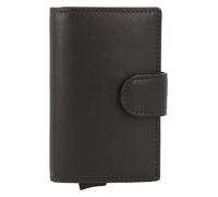 Maître Bundenbach c-three Estuche para tarjetas de crédito Bloqueo RFID Piel natural 6.5 cm marrón