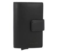 Maître F3 c-two Estuche para tarjetas de crédito Bloqueo RFID Piel natural 6.5 cm negro