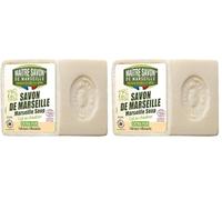 Maître Savon de Marseille Jabón de Marsella Extrapuro 300g (Paquete de 2)