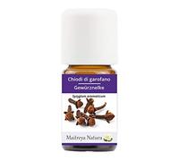 Maitreya Natura Aceite Esencial Orgánico de CLAVOS DE CLAVO, 100% puro y natural, 5ml - aromaterapia, difusor, masaje, cosmético - calidad controlada y certificada, libre de crueldad, vegano