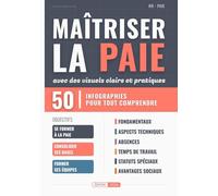 Maîtriser la Paie: avec des visuels clairs et pratiques pour comprendre le bulletin de salaire, les cotisations sociales, la DSN, les congés payés, la fiche de paie et le droit du travail