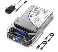 Maiwo Adaptador de disco duro externo portátil K108U U.2 NVME, USB 3.2 Type-C a 2,5 pulgadas U.2 PCIe NVME SSD soporte UASP (sin herramientas, sin disco)