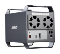 MAIWO Caja RAID de 4 bahías para disco duro SATA de 3.5 pulgadas con ventilador de refrigeración, cable USB A-C 3.0 y C-C incluido, soporta Raid normal, 0,3,5,1/10, clone/grande (jbod) y capacidad de