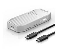 MAIWO Carcasa SSD M.2 NVMe de 40 Gbps, USB4 Tipo C, Ventilador Turbo Integrado, Compatible con Thunderbolt4/USB4/3.0/2.0, sin Herramientas, Capacidad de 8 TB, aleación de Aluminio para NVMe tamaño