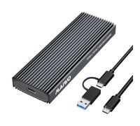 MAIWO Carcasa SSD M.2 NVMe SATA, 10 Gbps USB 3.1 Gen2 con borde UASP, lector de SSD PCIe NVMe NGFF SATA sin herramientas, soporta 2230/2242/2260/2280 M/B+M Key hasta 8TB
