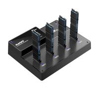 MAIWO Clonador NVMe con ventilador de refrigeración, duplicador NVMe SSD USB4 de 40 Gbps, soporta clones sin conexión 1 a 1 y 1 a múltiples RAID de software y clonación sin conexión, Thunderbolt 4/3