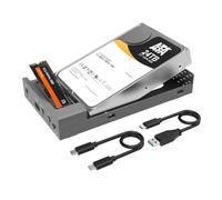 MAIWO Estación de Acoplamiento USB C para M.2 PCIe NVMe + 2.5 3.5 Pulgadas SATA SSD/HDD con clon sin conexión, Clone HDD a NVMe SSD, USB 3.2 Gen 2 10Gbps Carcasa de Disco Duro Externo