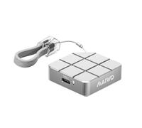 MAIWO SSD portátil M1, 256 GB, 512 GB, 1 TB, 2 TB, unidad externa de estado sólido, hasta 1050 MB/s, USB 3.2 Gen 2 Type-C, para iPhone 15 Pro Max ProRes, aluminio, plata/morado rosado (512 GB -