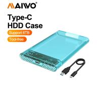 MAIWO-carcasa de disco duro externo de 2,5 pulgadas, carcasa de SATA a USB3.0, tipo C, 5Gbps, 2,5 pulgadas Type-C A WH