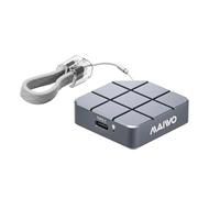 MAIWO Unidad externa de estado sólido SSD portátil de 2 TB, USB 3.2 GEN 2 tipo C de hasta 1050 MB/s, mini SSD NVMe con videos 4K ProRes para iPhone, iPad, MacMini, PS5, aluminio (gris)