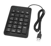 Maixbomr Teclado numérico con cable USB de 5 pies, teclado numérico multifuncional de 23 teclas, para contabilidad, finanzas, supermercados, bancos, etc.
