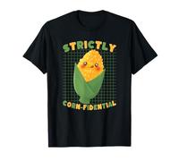 Maíz fidential Maíz Humor Juego de Palabras Divertido Camiseta